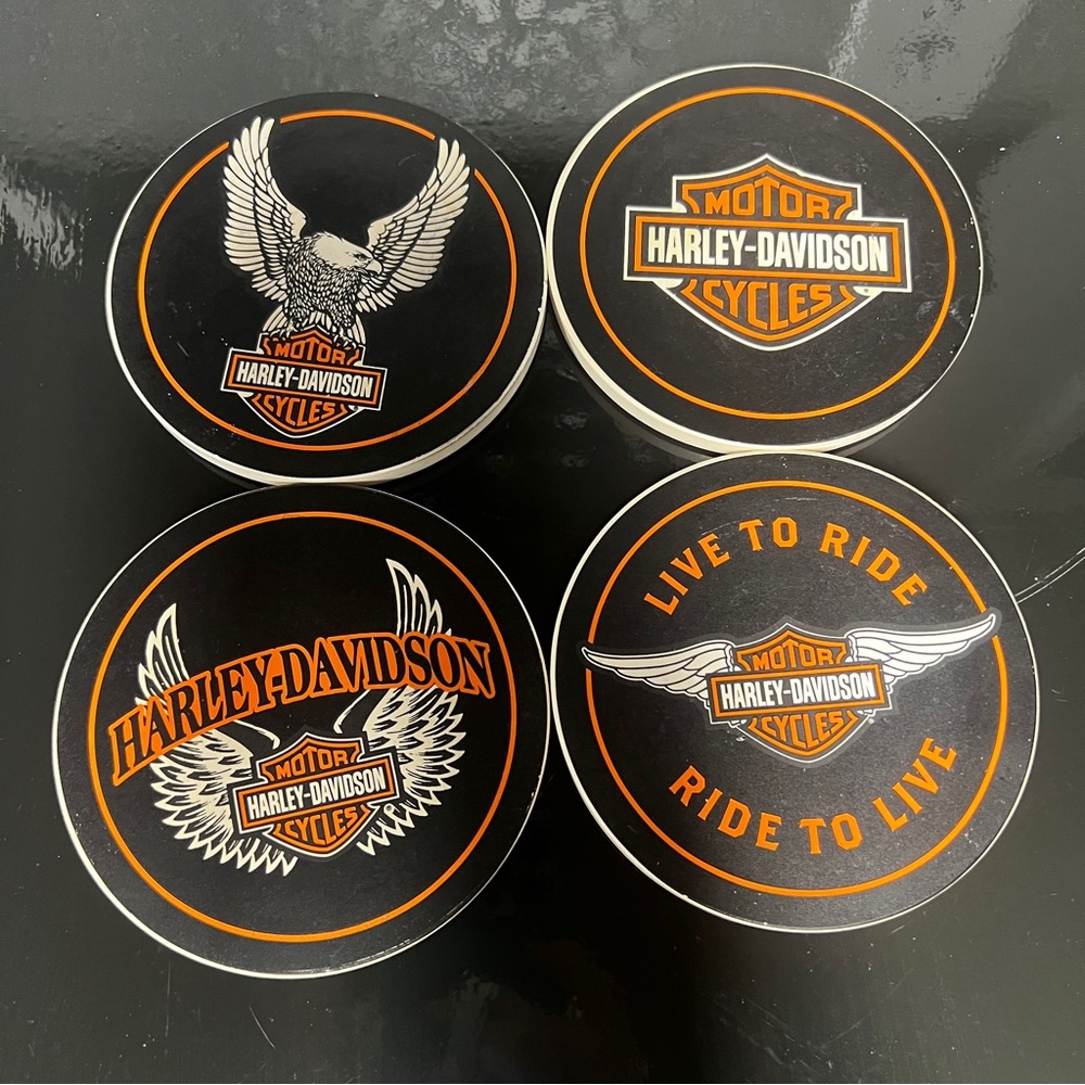 Harley-Davidson Stone Coasters
